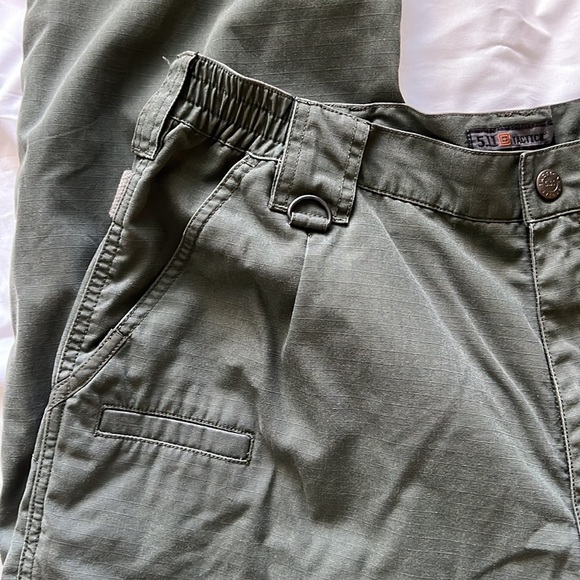 5.11 tactical army green cargo pants - Picture 3 of 8
